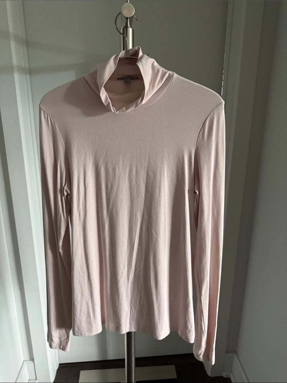 COS Light Pink Turtleneck Sweater